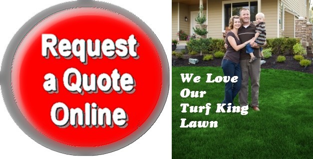 Request a lawn Care Quote from Turf King